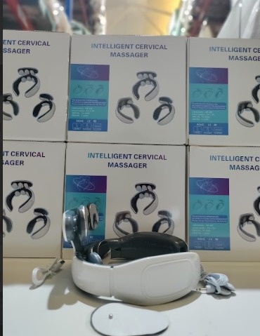 Masajeador térmico de columna cervical con 6 cabezales de masaje