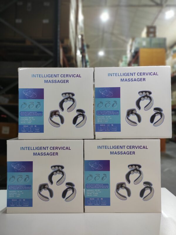 Masajeador térmico de columna cervical con 6 cabezales de masaje