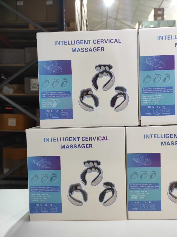 Masajeador térmico de columna cervical con 6 cabezales de masaje