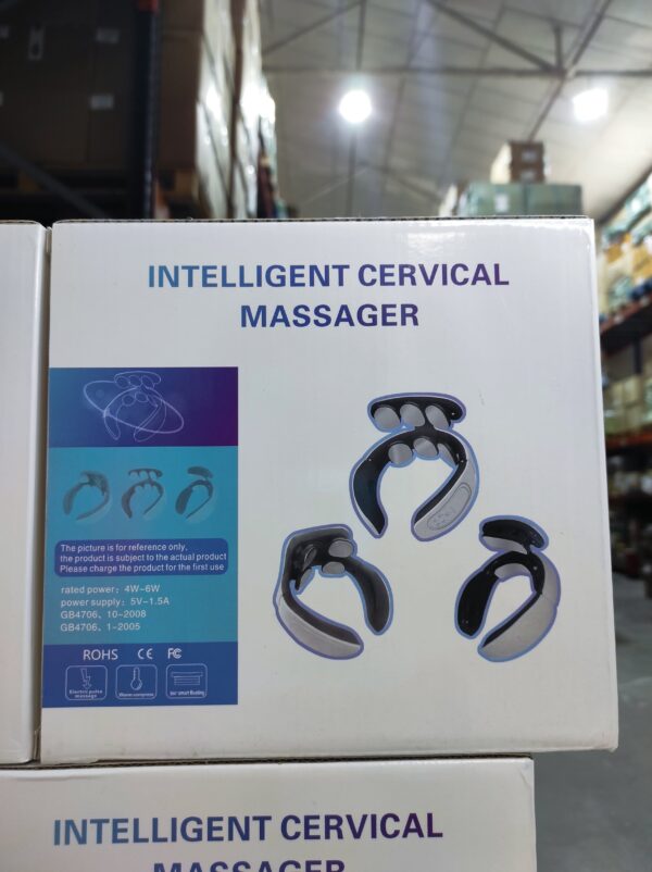 Masajeador térmico de columna cervical con 6 cabezales de masaje