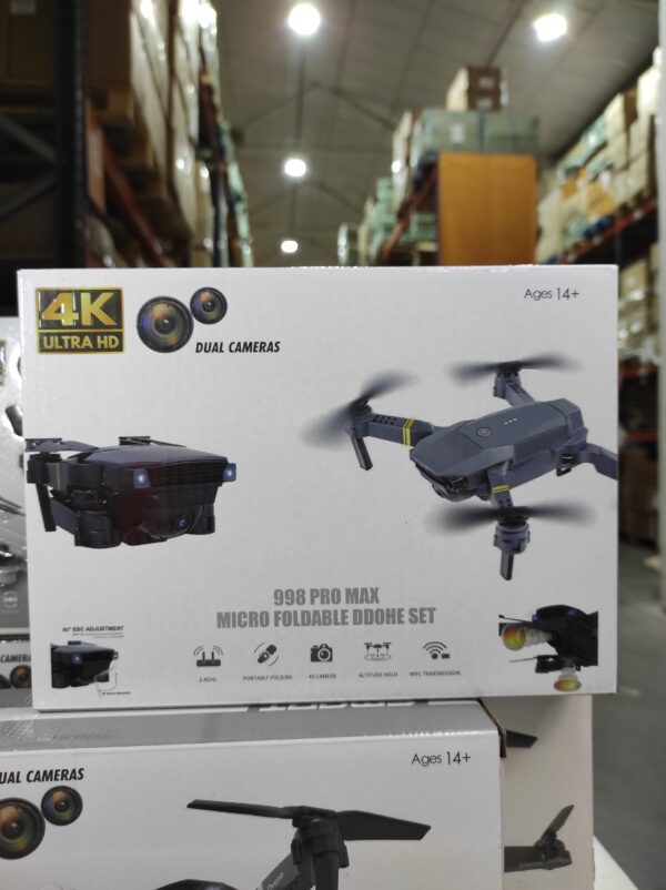 Dron con doble cámara 4K + Maletín Gratis3