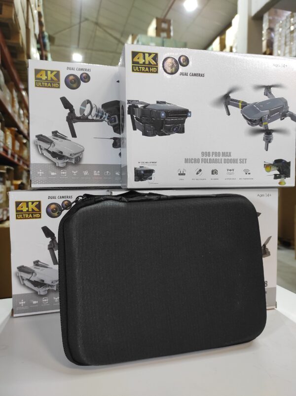 Dron con doble cámara 4K + Maletín Gratis3