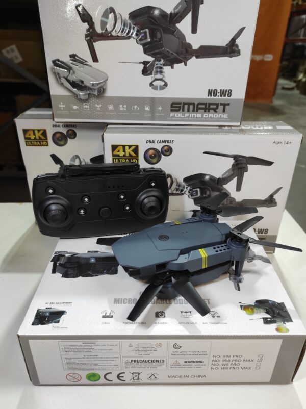 Dron con doble cámara 4K + Maletín Gratis3