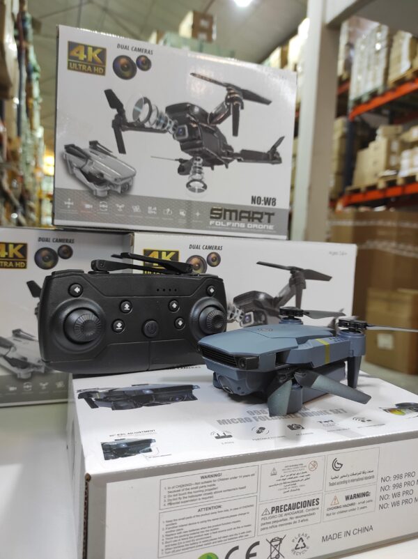 Dron con doble cámara 4K + Maletín Gratis3