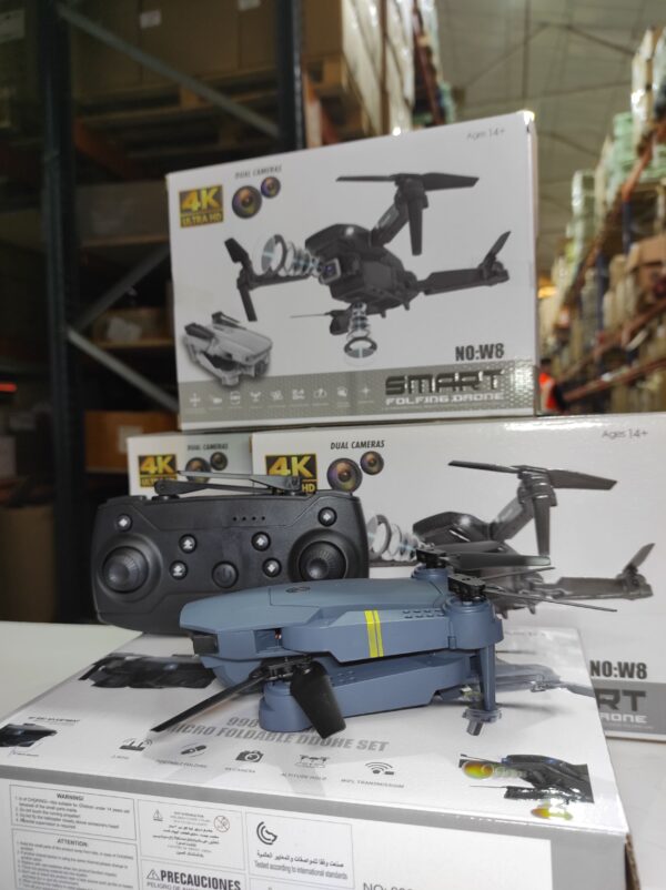 Dron con doble cámara 4K + Maletín Gratis3